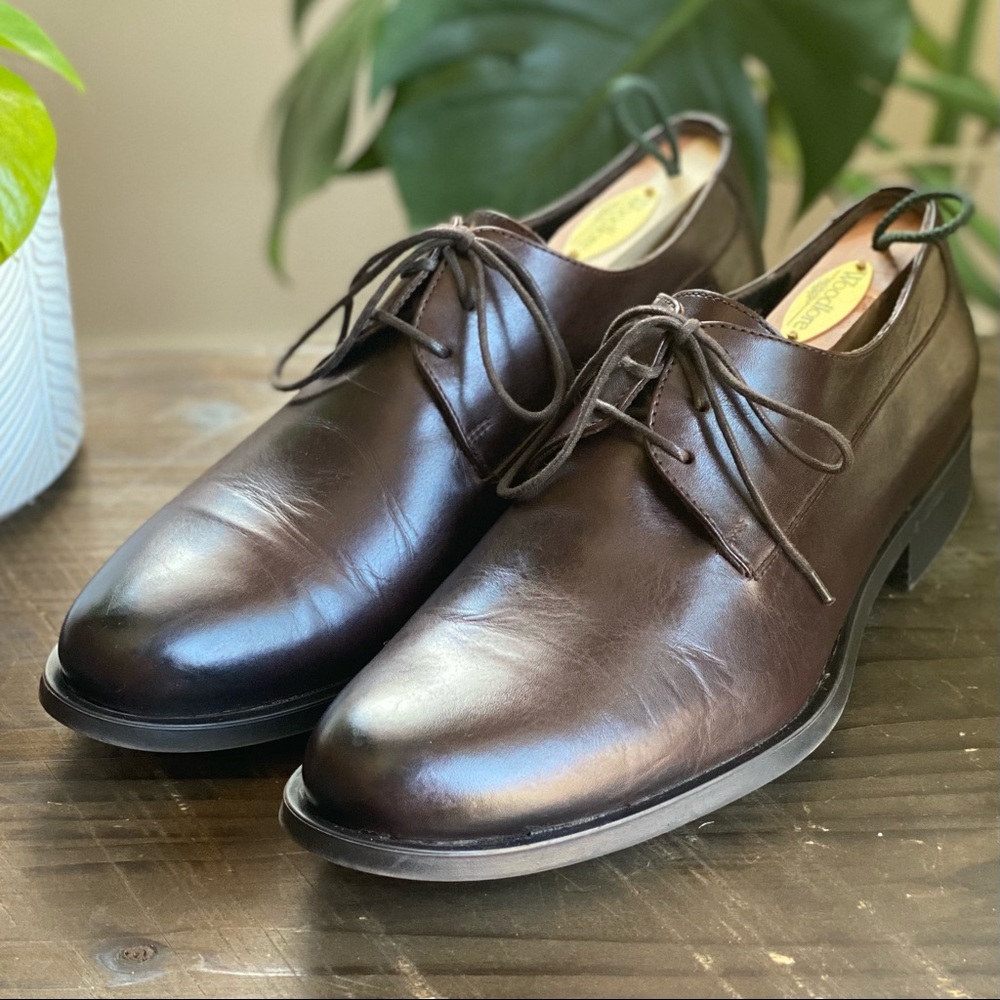 Harrys of London Brown Leather Oxfords Men’s 7.5